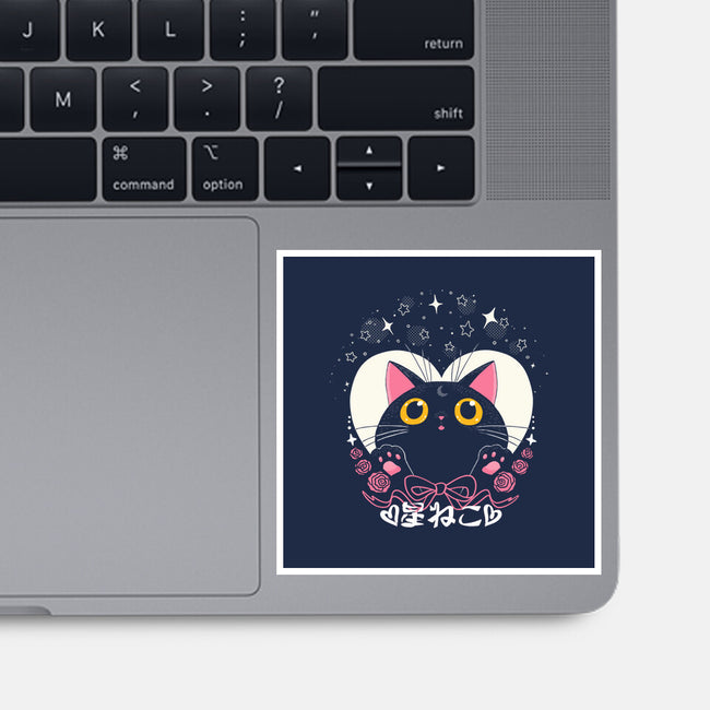 Hoshi Neko-None-Glossy-Sticker-naomori