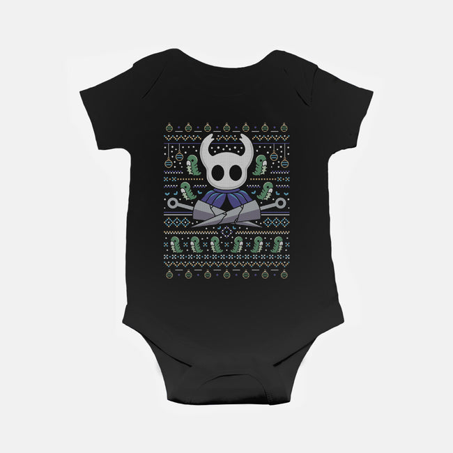 Hallownest Grubs Ugly Sweater-Baby-Basic-Onesie-LAGELANTEE