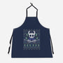 Hallownest Grubs Ugly Sweater-Unisex-Kitchen-Apron-LAGELANTEE