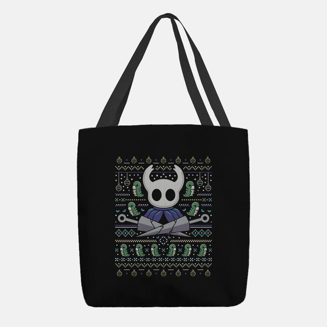 Hallownest Grubs Ugly Sweater-None-Basic Tote-Bag-LAGELANTEE
