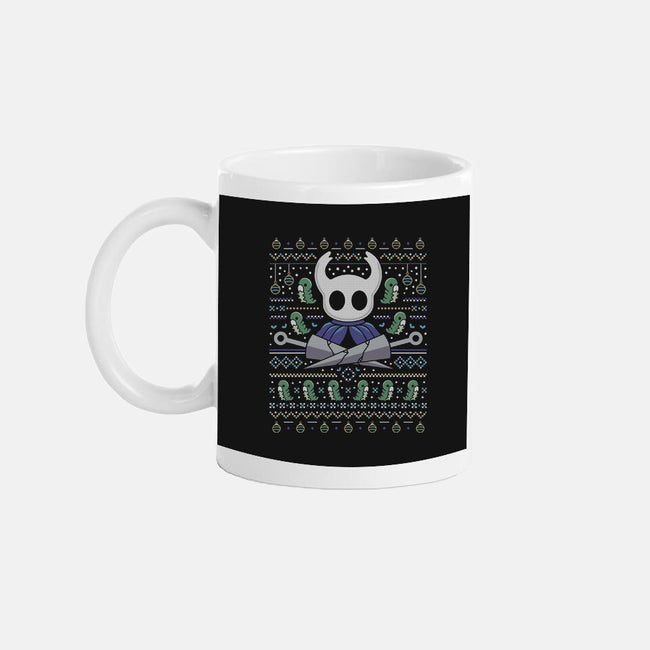 Hallownest Grubs Ugly Sweater-None-Mug-Drinkware-LAGELANTEE