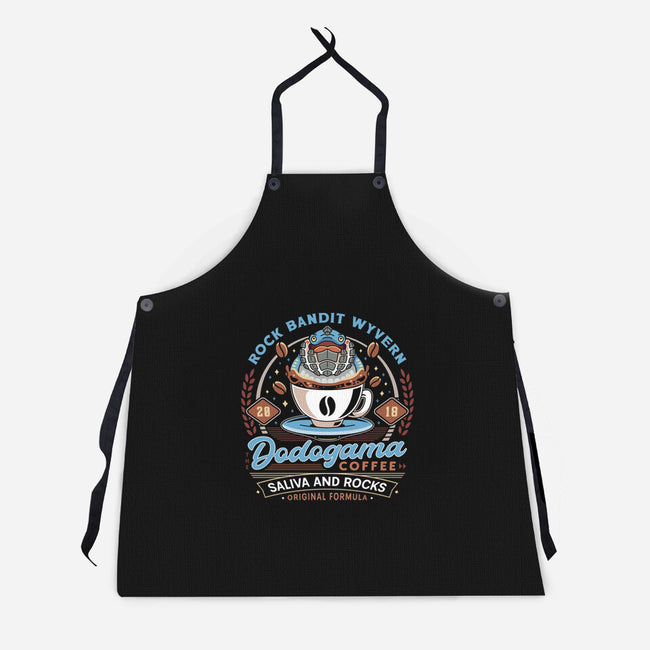 Dodogama Coffee Emblem-Unisex-Kitchen-Apron-LAGELANTEE
