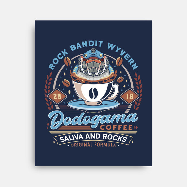 Dodogama Coffee Emblem-None-Stretched-Canvas-LAGELANTEE