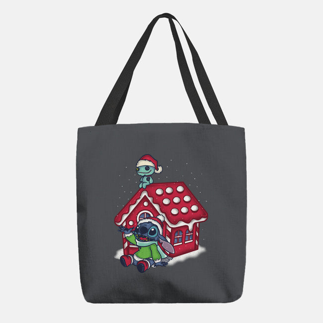 Stitch's Holiday-None-Basic Tote-Bag-turborat14
