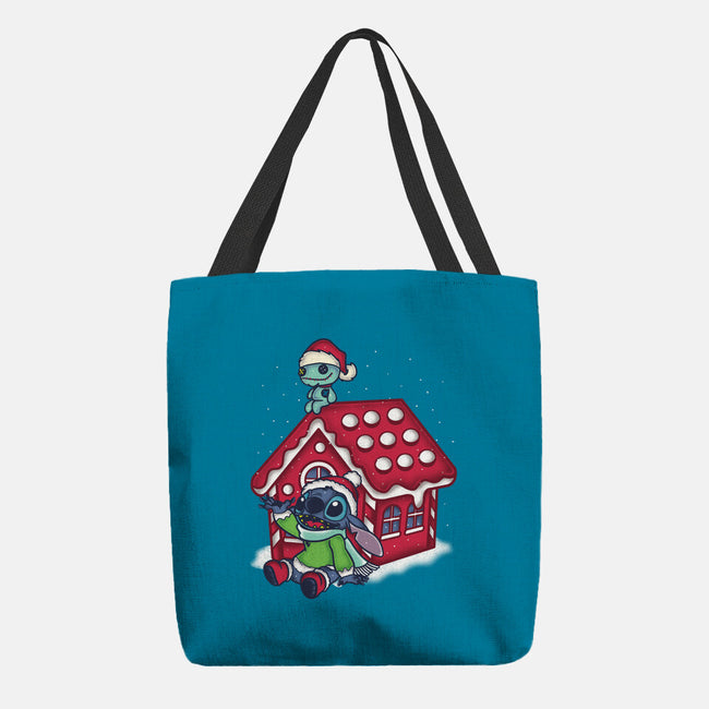 Stitch's Holiday-None-Basic Tote-Bag-turborat14