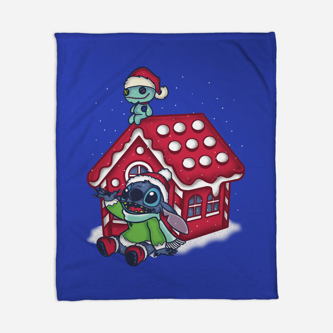 Stitch's Holiday-None-Fleece-Blanket-turborat14