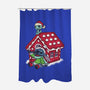 Stitch's Holiday-None-Polyester-Shower Curtain-turborat14