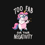 Too Fab For Your Negativity-None-Adjustable Tote-Bag-koalastudio
