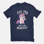 Too Fab For Your Negativity-Womens-Fitted-Tee-koalastudio