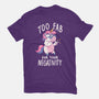 Too Fab For Your Negativity-Womens-Basic-Tee-koalastudio