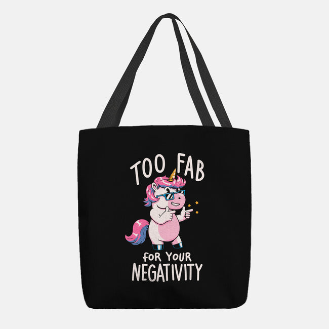 Too Fab For Your Negativity-None-Basic Tote-Bag-koalastudio