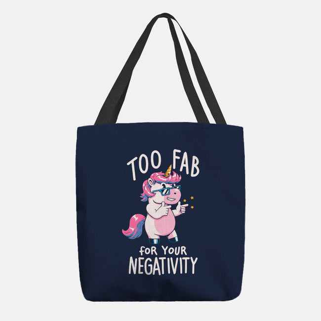 Too Fab For Your Negativity-None-Basic Tote-Bag-koalastudio