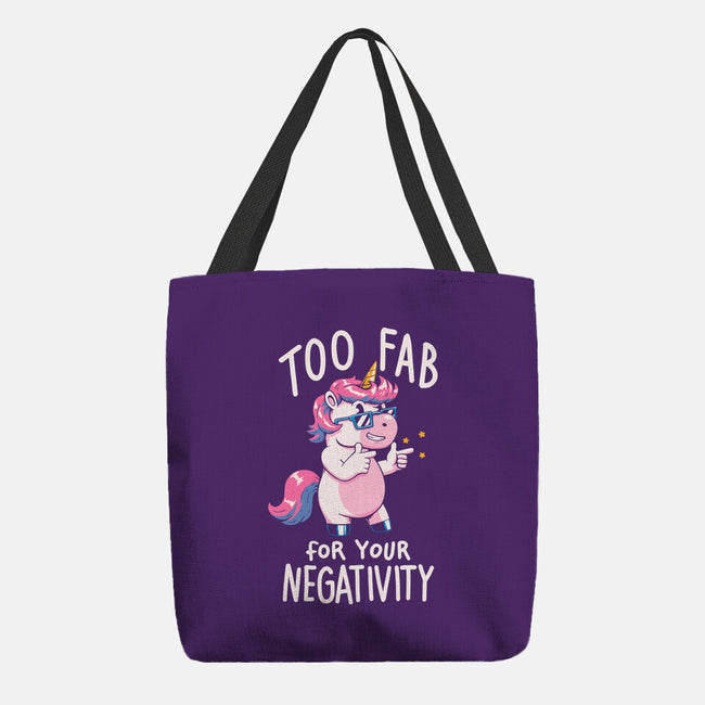 Too Fab For Your Negativity-None-Basic Tote-Bag-koalastudio