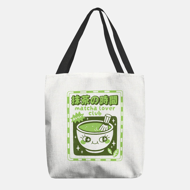 Matcha Lover Club-None-Basic Tote-Bag-paulagarcia