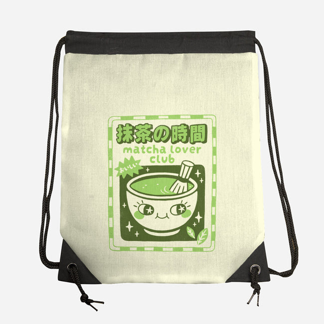 Matcha Lover Club-None-Drawstring-Bag-paulagarcia