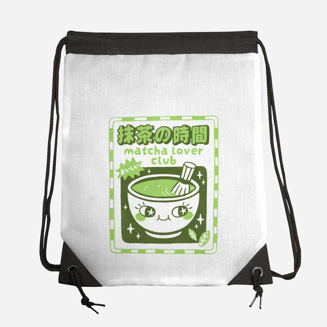 Matcha Lover Club-None-Drawstring-Bag-paulagarcia