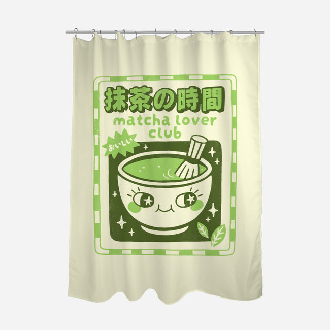 Matcha Lover Club-None-Polyester-Shower Curtain-paulagarcia