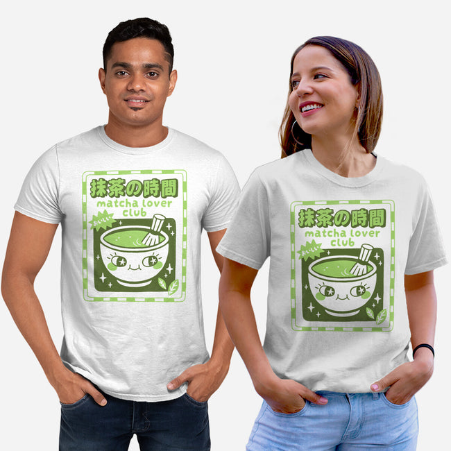 Matcha Lover Club-Unisex-Basic-Tee-paulagarcia
