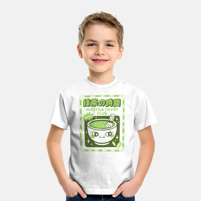 Matcha Lover Club-Youth-Basic-Tee-paulagarcia