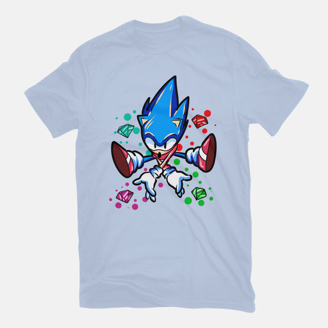 Chaos Jump-Womens-Basic-Tee-nickzzarto