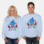 Chaos Jump-Unisex-Crew Neck-Sweatshirt-nickzzarto