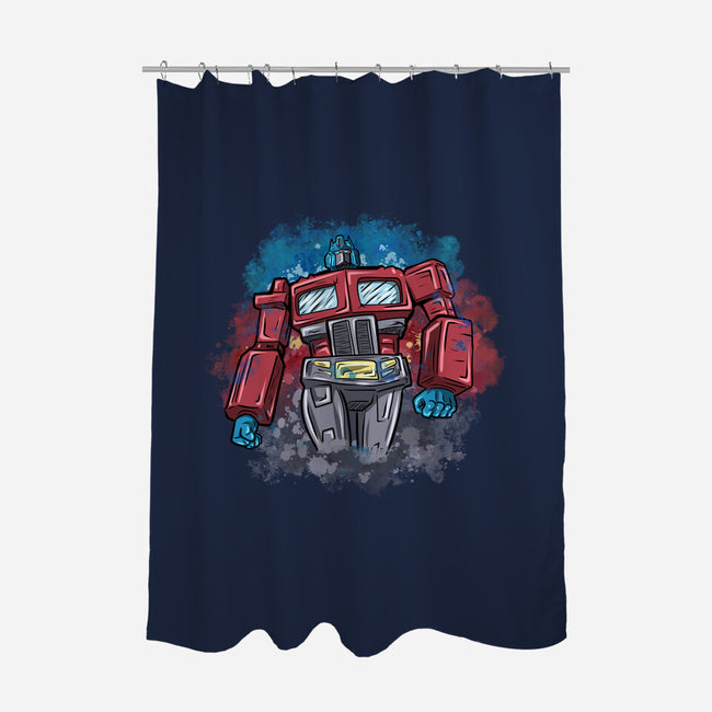 Leader Autobot-None-Polyester-Shower Curtain-nickzzarto