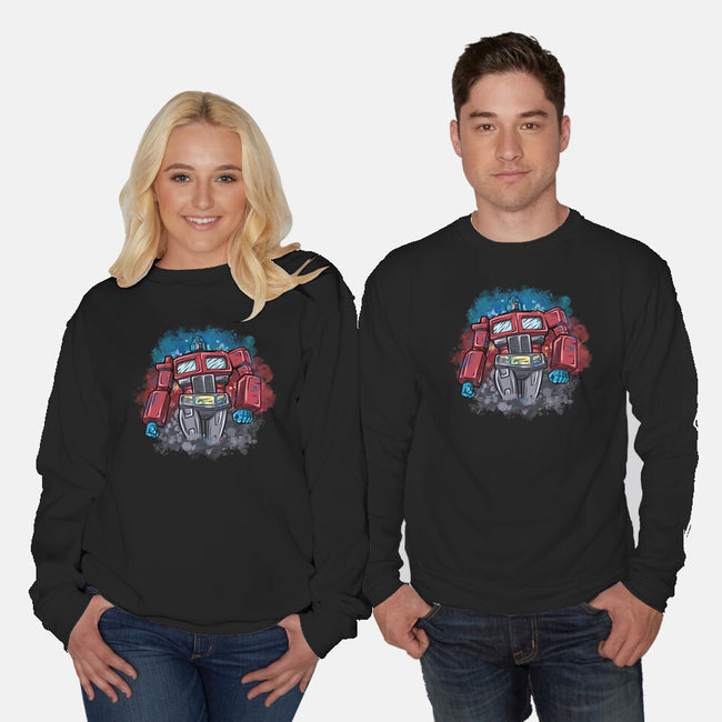 Leader Autobot-Unisex-Crew Neck-Sweatshirt-nickzzarto