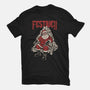 Festive Santa-Womens-Fitted-Tee-PopCultureWizard
