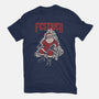 Festive Santa-Womens-Fitted-Tee-PopCultureWizard