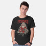 Festive Santa-Mens-Basic-Tee-PopCultureWizard