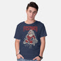 Festive Santa-Mens-Basic-Tee-PopCultureWizard