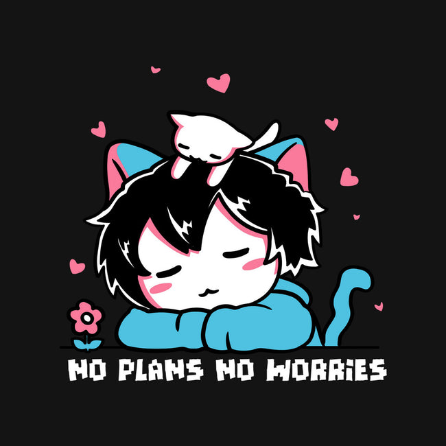 No Plans No Worries-Mens-Heavyweight-Tee-naomori