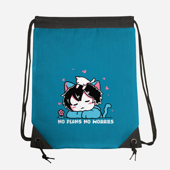 No Plans No Worries-None-Drawstring-Bag-naomori