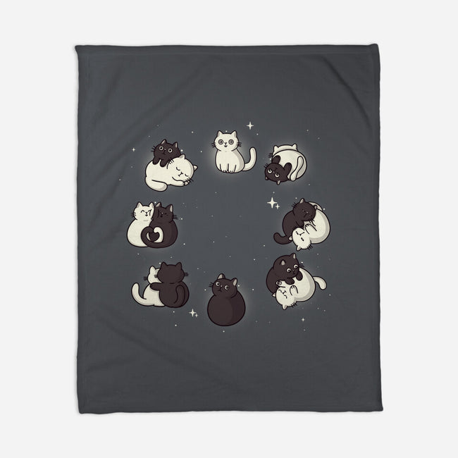 Honey Moon Phase-None-Fleece-Blanket-Freecheese