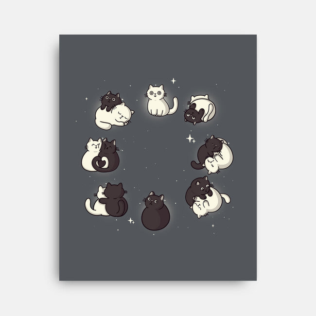 Honey Moon Phase-None-Stretched-Canvas-Freecheese