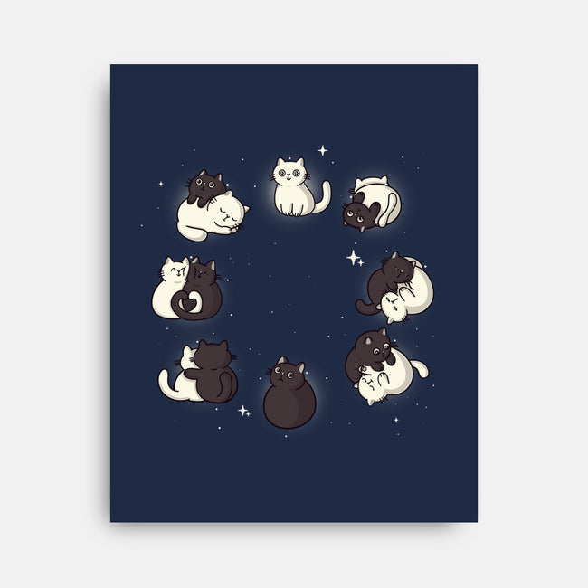 Honey Moon Phase-None-Stretched-Canvas-Freecheese