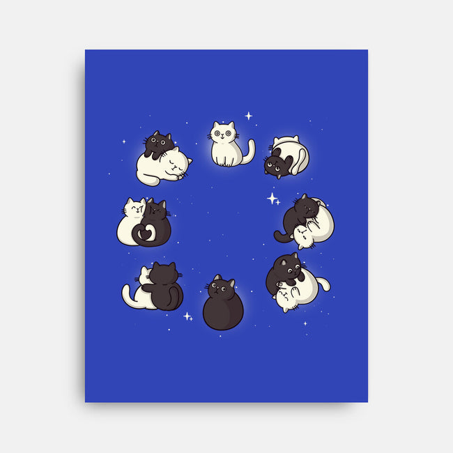 Honey Moon Phase-None-Stretched-Canvas-Freecheese