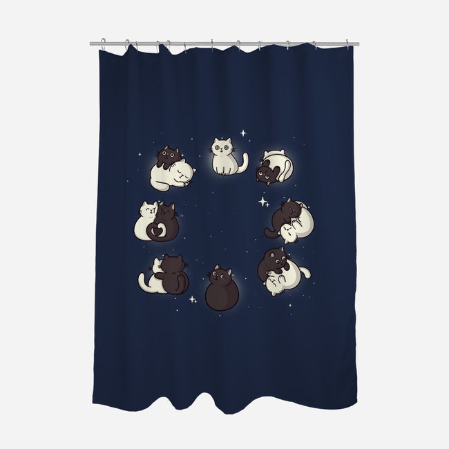 Honey Moon Phase-None-Polyester-Shower Curtain-Freecheese