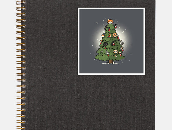 Christmas Cats Tree