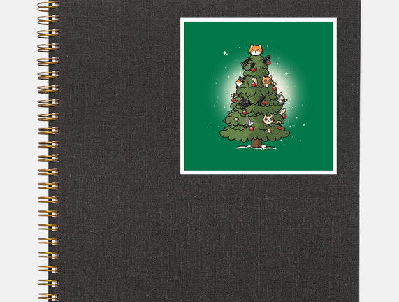 Christmas Cats Tree