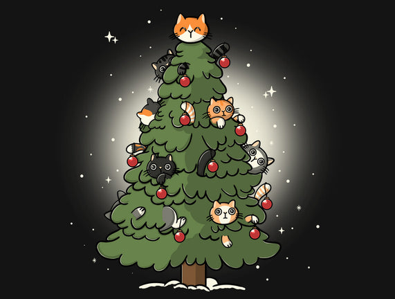 Christmas Cats Tree