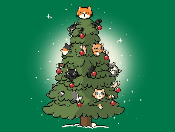 Christmas Cats Tree