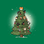 Christmas Cats Tree-Womens-Racerback-Tank-Freecheese