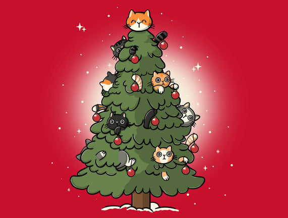 Christmas Cats Tree