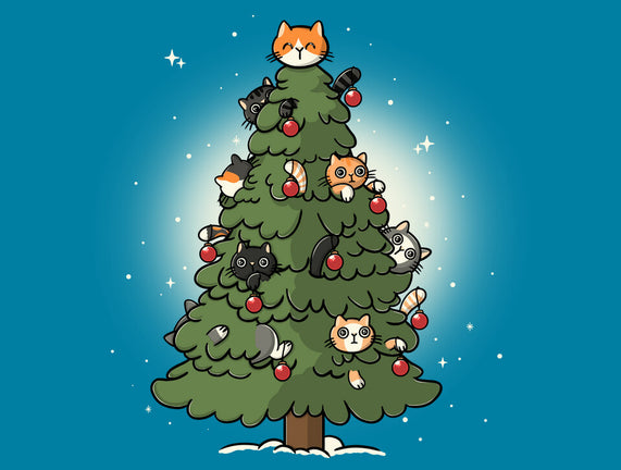 Christmas Cats Tree