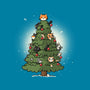 Christmas Cats Tree-Mens-Premium-Tee-Freecheese