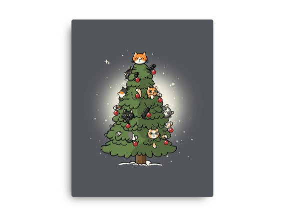 Christmas Cats Tree