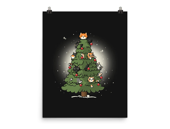 Christmas Cats Tree