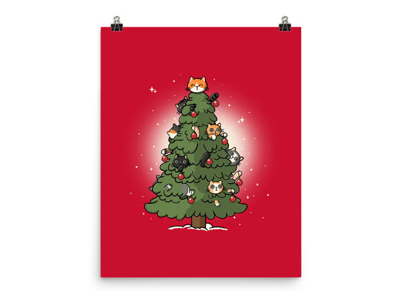 Christmas Cats Tree
