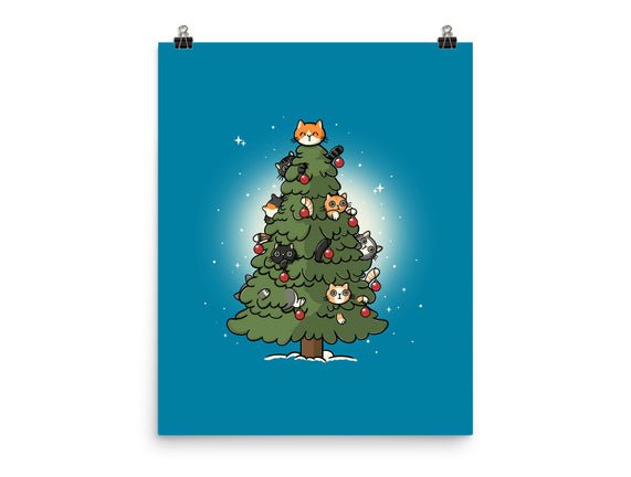 Christmas Cats Tree